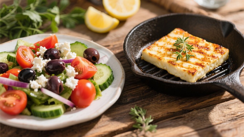 grilled halloumi cheese delight