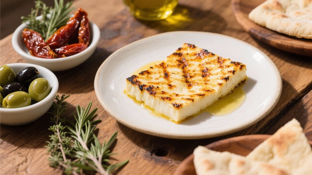 grilled halloumi cheese delight