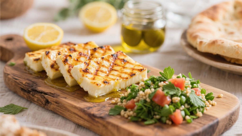 grilled halloumi cheese delights