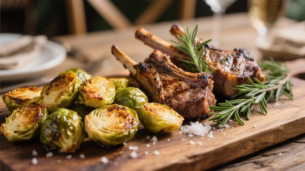 grilled lamb chops with rosemary