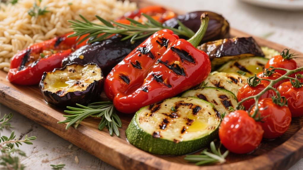 grilled mediterranean vegetable medley