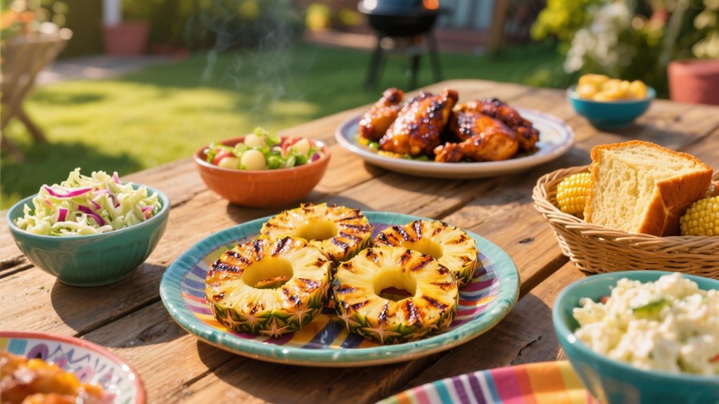 grilled pineapple enhances bbq