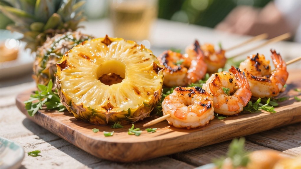 grilled pineapple enhances flavors