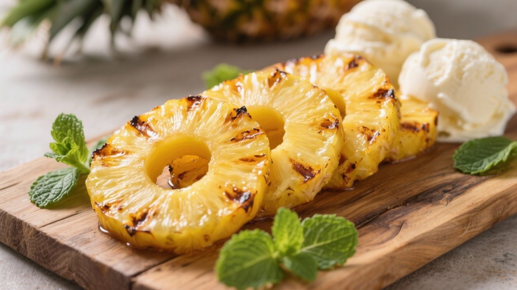 grilled pineapple rings delight
