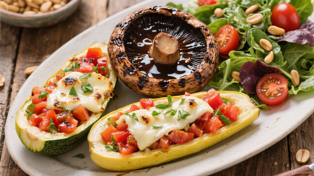 grilled portobello mushroom delights