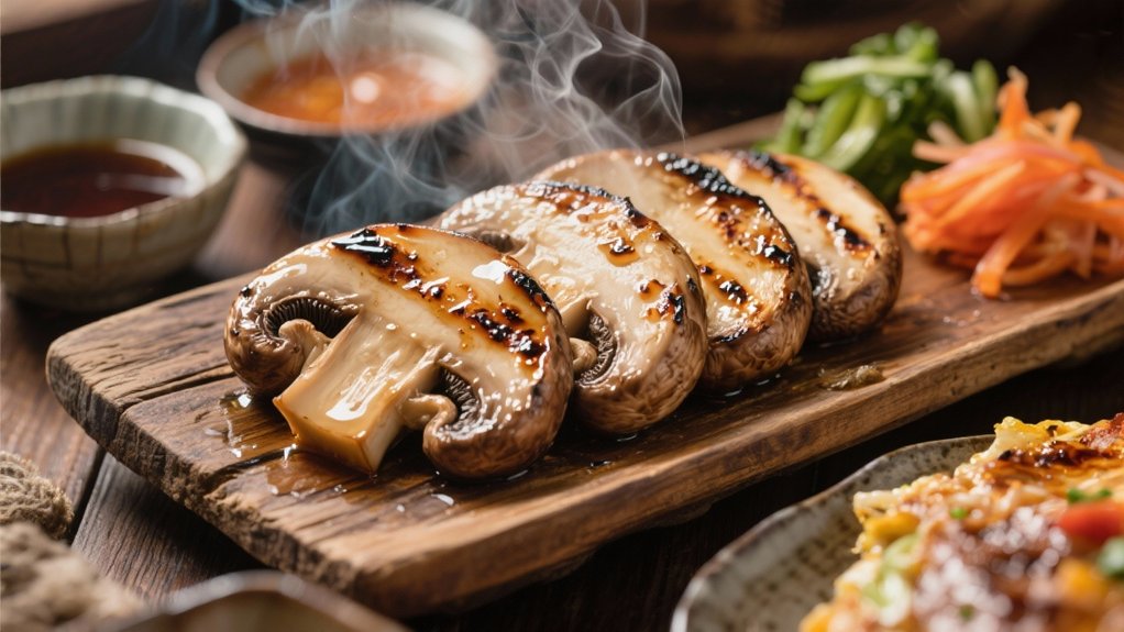 grilled shiitake mushroom delight