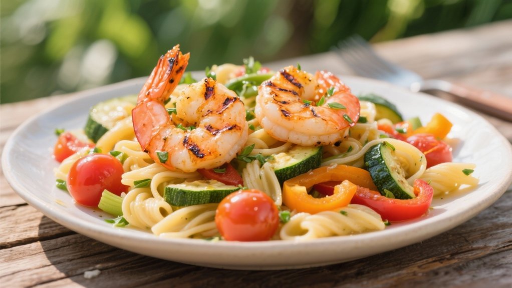 grilled shrimp with marinade
