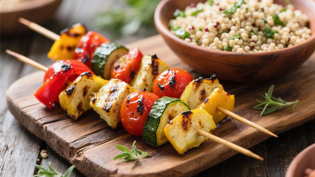 grilled vegetable skewers recipe