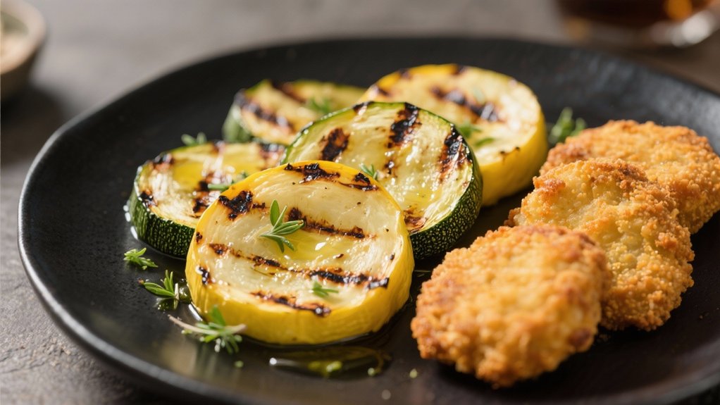 grilled vegetables enhance croquettes
