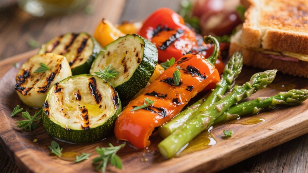 grilled vegetables enhance flavor