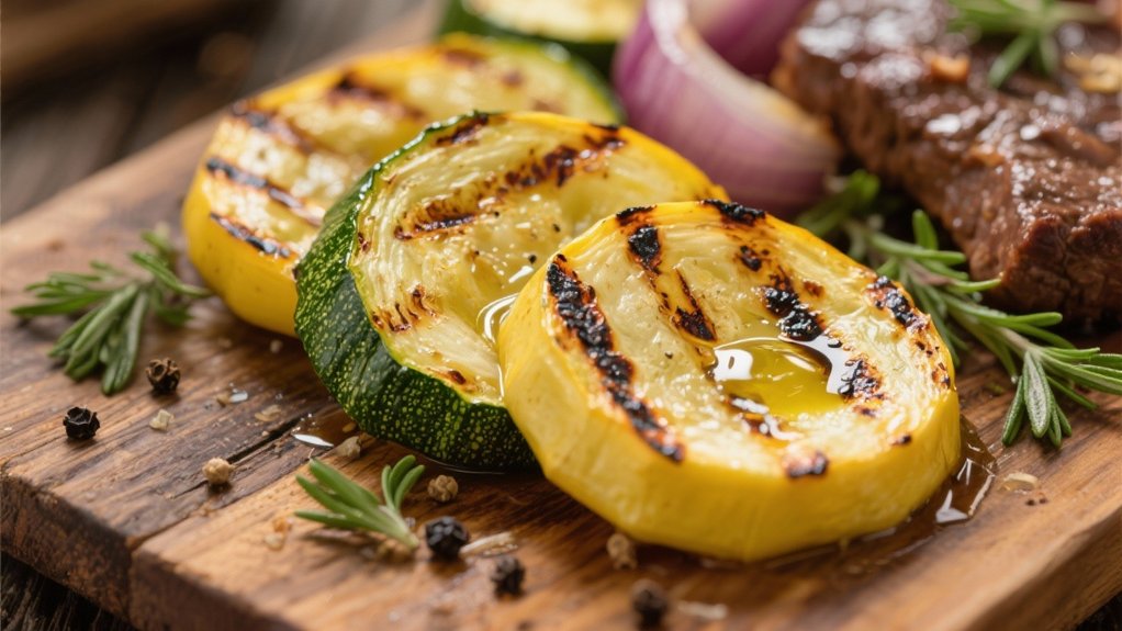 grilled veggies enhance richness