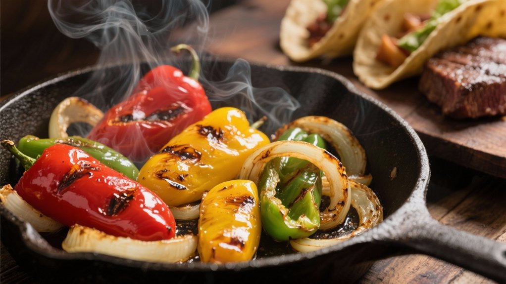 grilled veggies enhance tacos