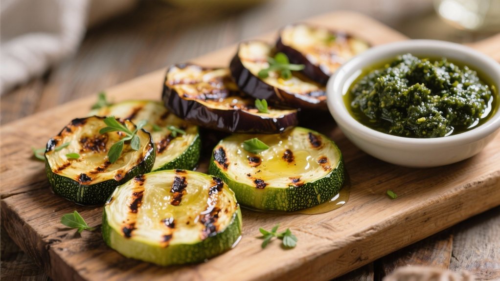 grilled veggies with mediterranean tapenade