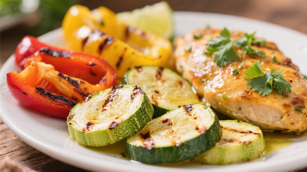 grilled vibrant vegetable medley