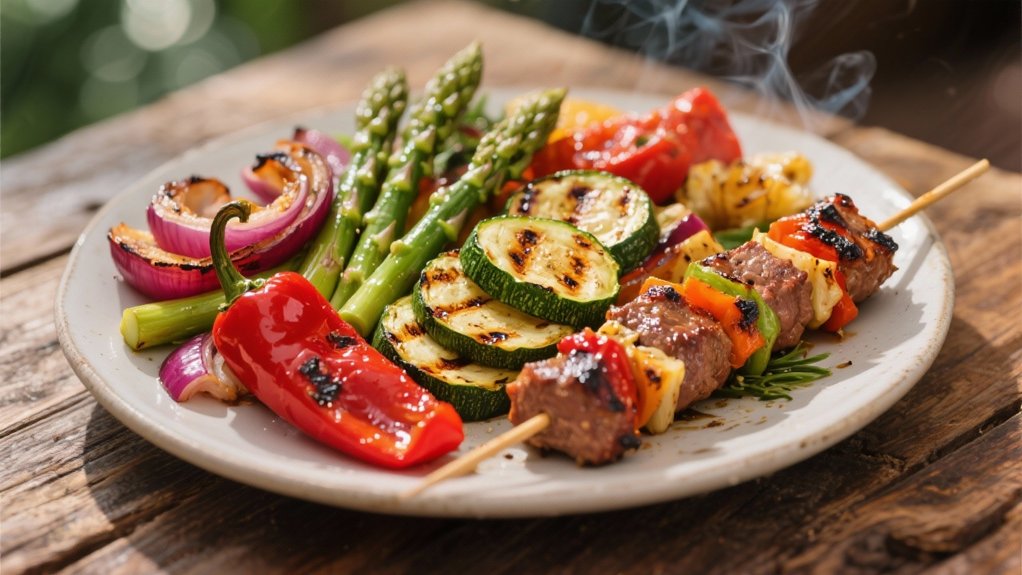 grilled vibrant vegetable medley