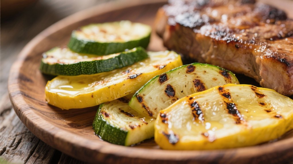 grilled vibrant vegetable side