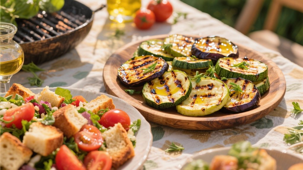 grilled zucchini and eggplant