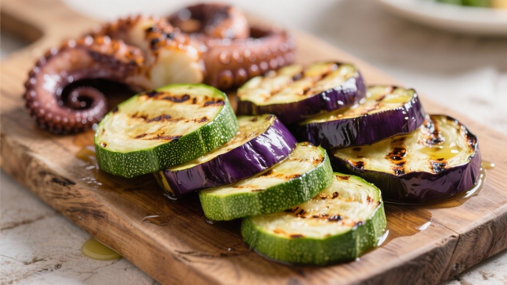 grilled zucchini and eggplant