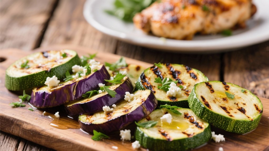 grilled zucchini and eggplant