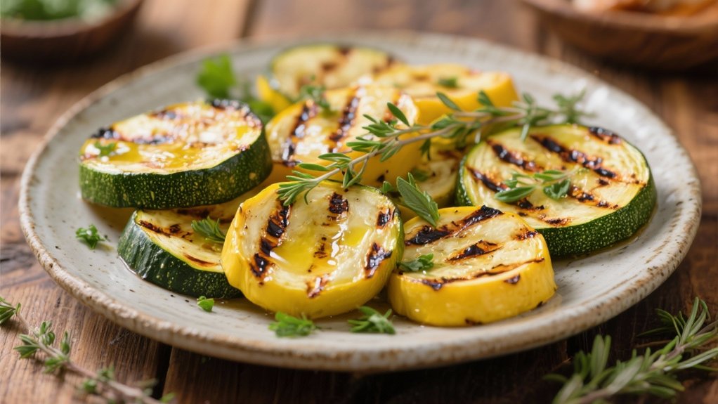 grilled zucchini and squash
