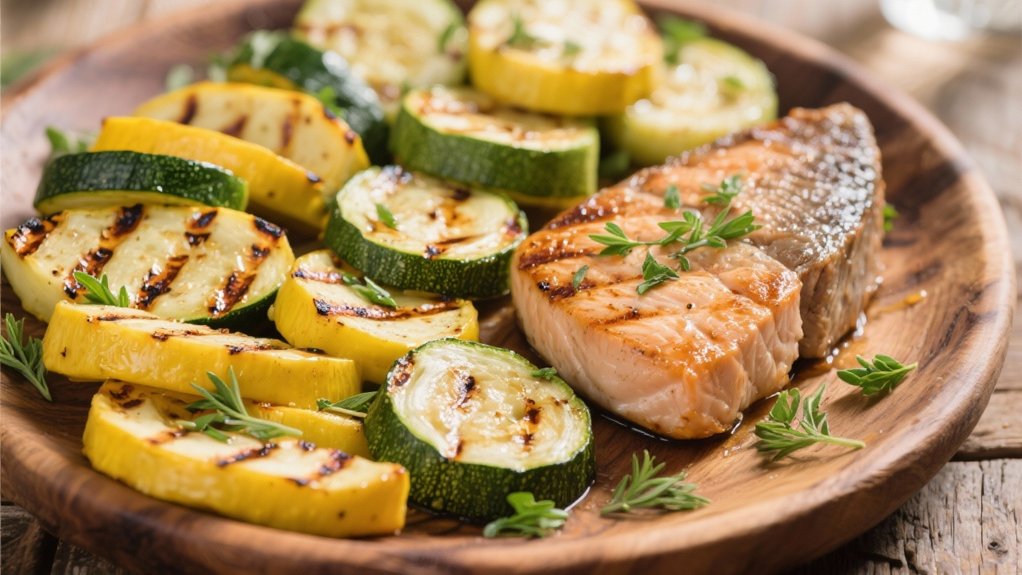 grilled zucchini and squash