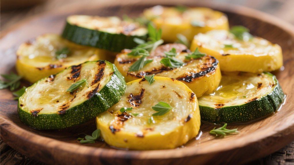 grilled zucchini and yellow squash
