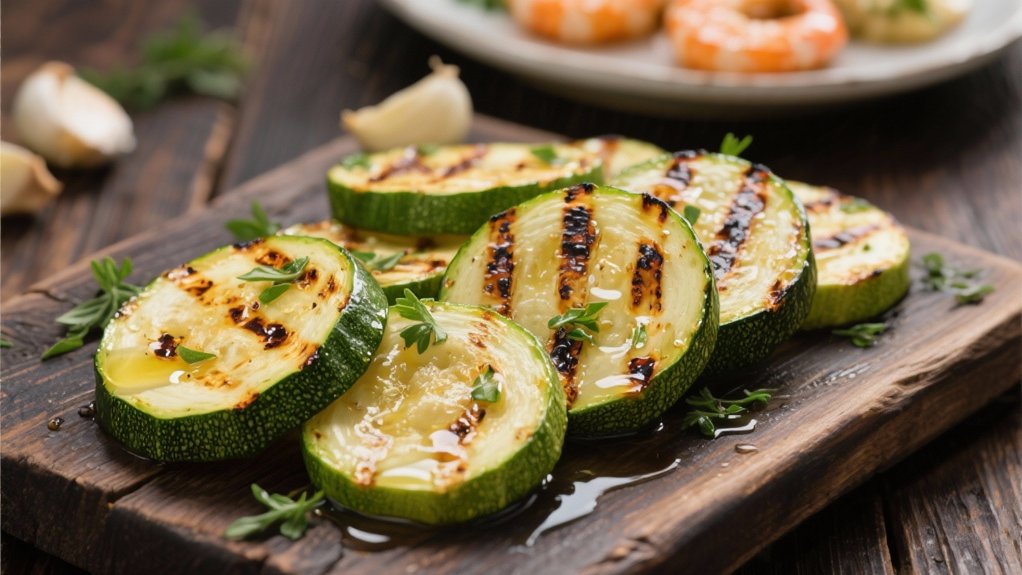 grilled zucchini enhances flavors