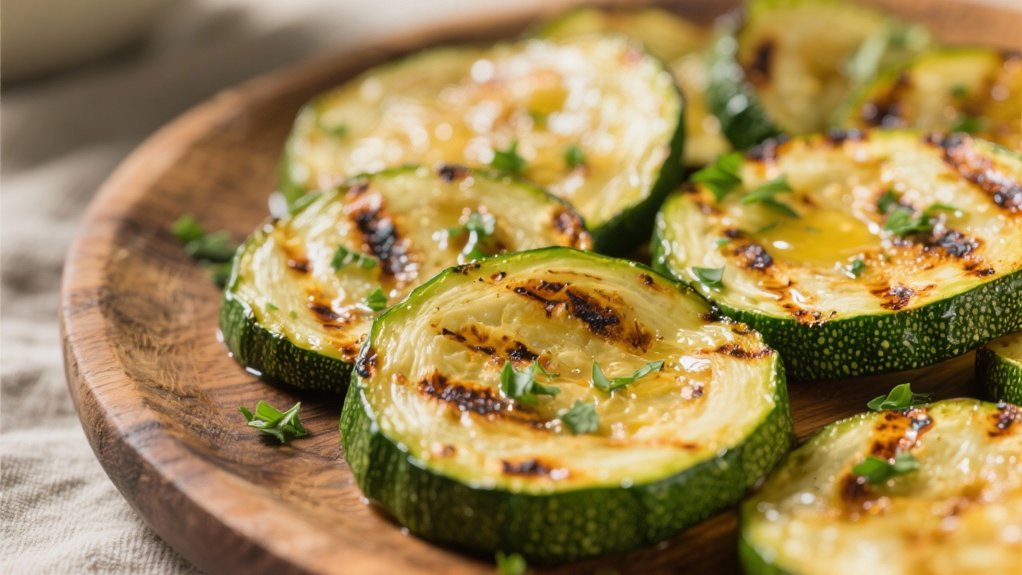 grilled zucchini with vodka sauce