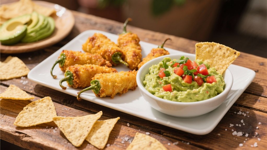 guacamole pairs with chips