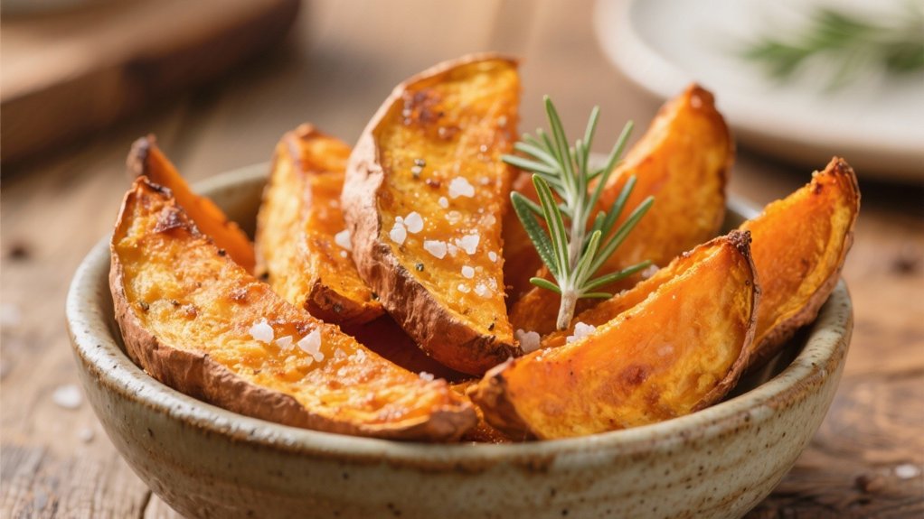 healthy baked sweet potato wedges