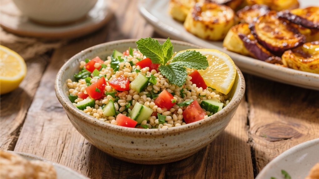 healthy summer grain salad