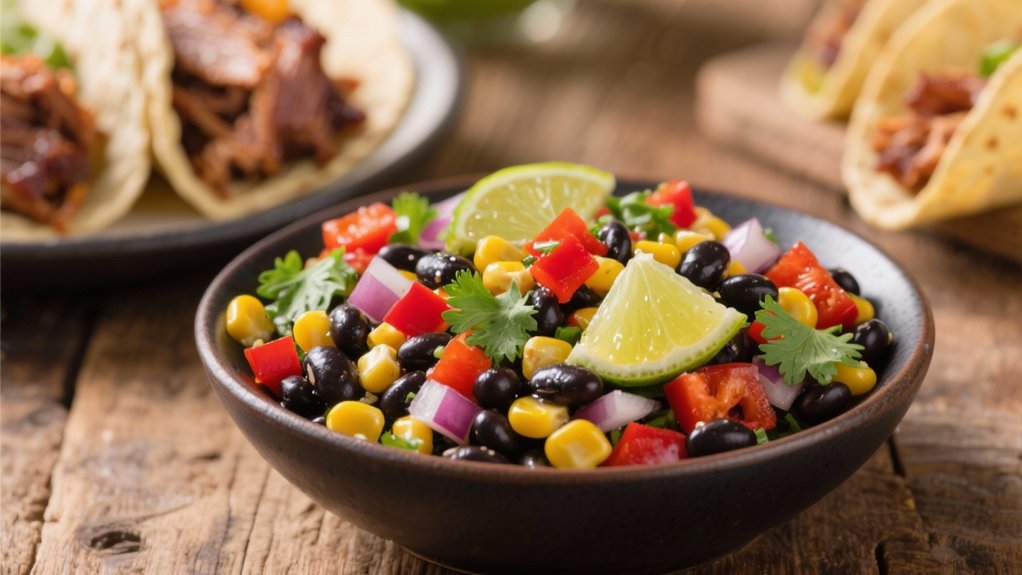 hearty black bean salad