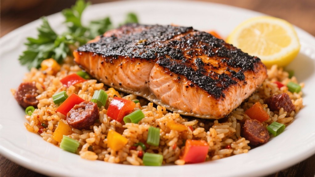 hearty cajun rice dish