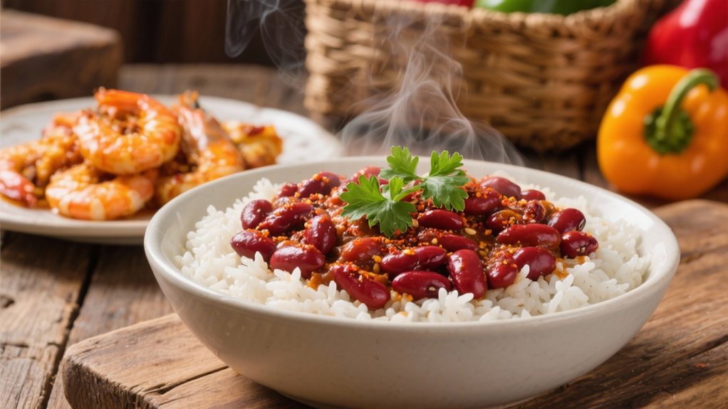 hearty cajun seafood pairing