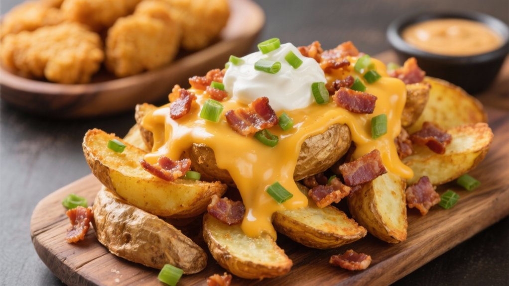 hearty customizable potato wedges
