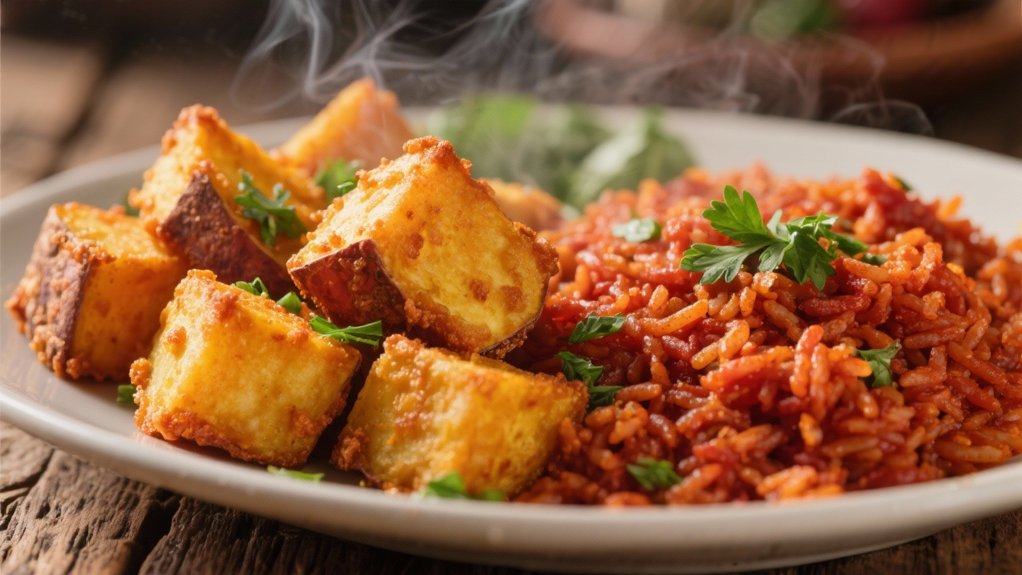 hearty fried yam delight