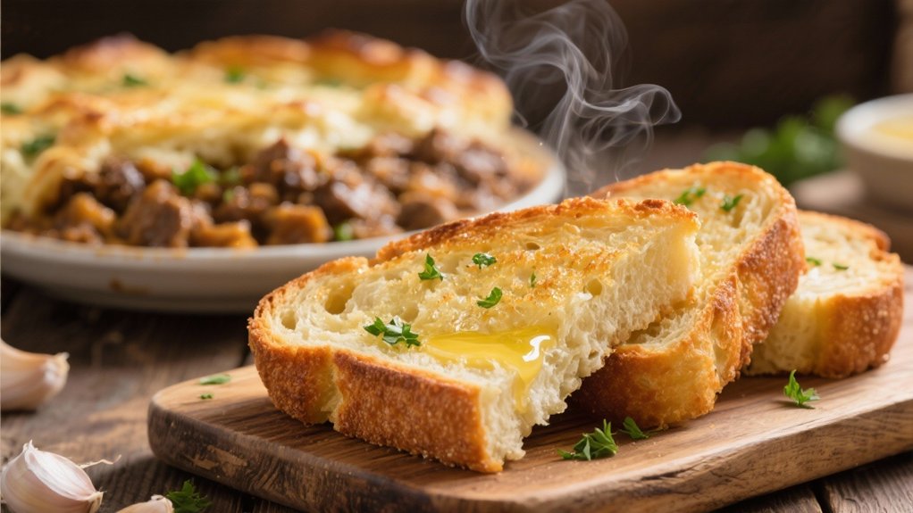 hearty garlic bread variations