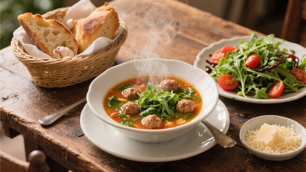 hearty italian meatball soup