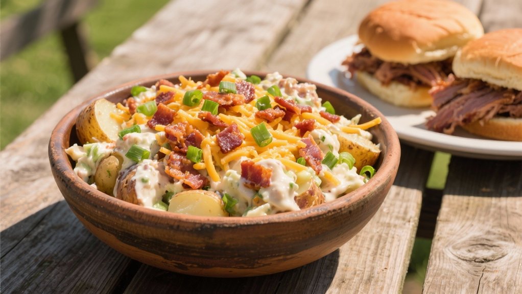 hearty loaded potato salad