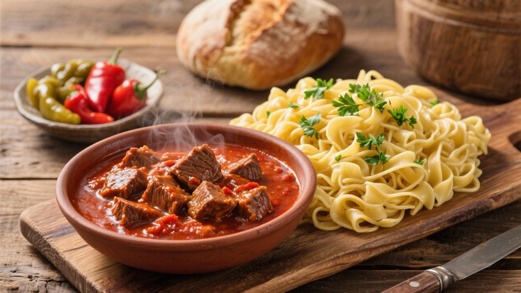 hearty paprika infused stew