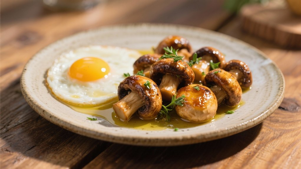 hearty roasted mushrooms recipe