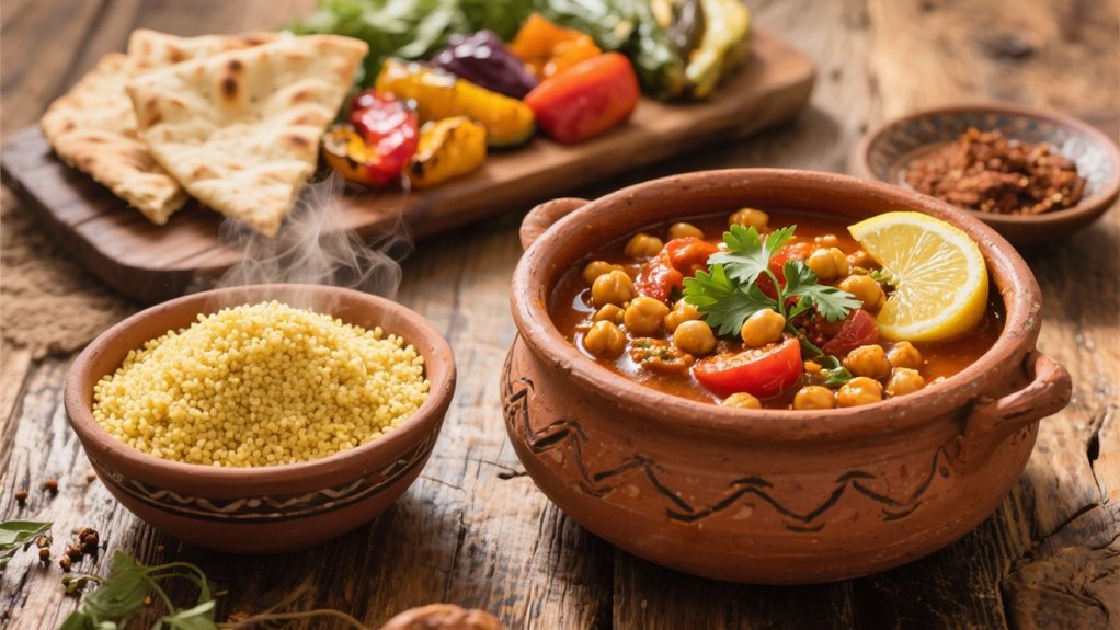 hearty spiced chickpea stew