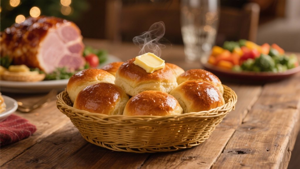 hearty warm dinner rolls