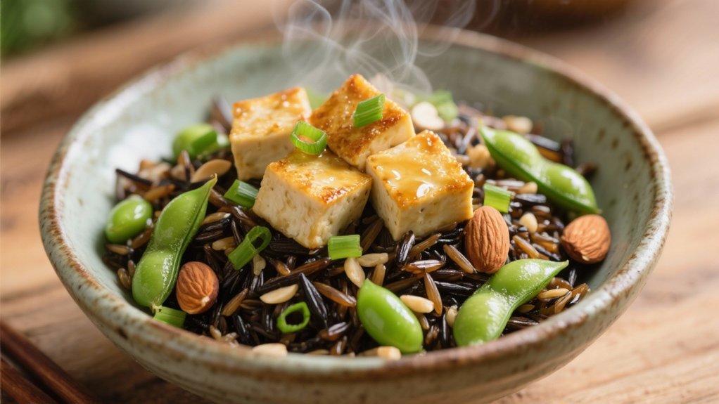 hearty wild rice bowl