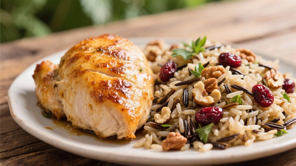 hearty wild rice pilaf