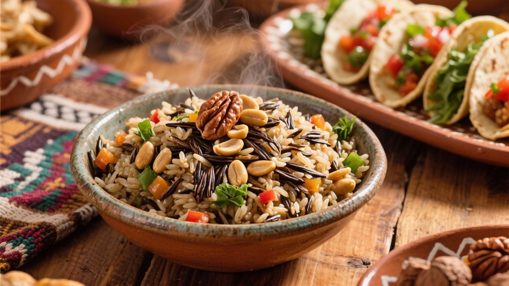 hearty wild rice pilaf