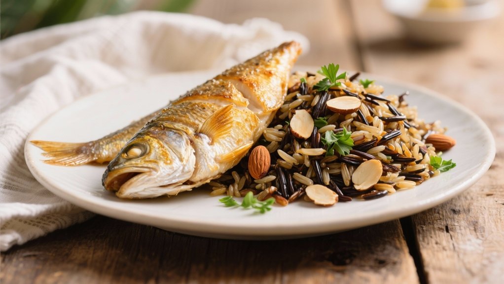 hearty wild rice pilaf