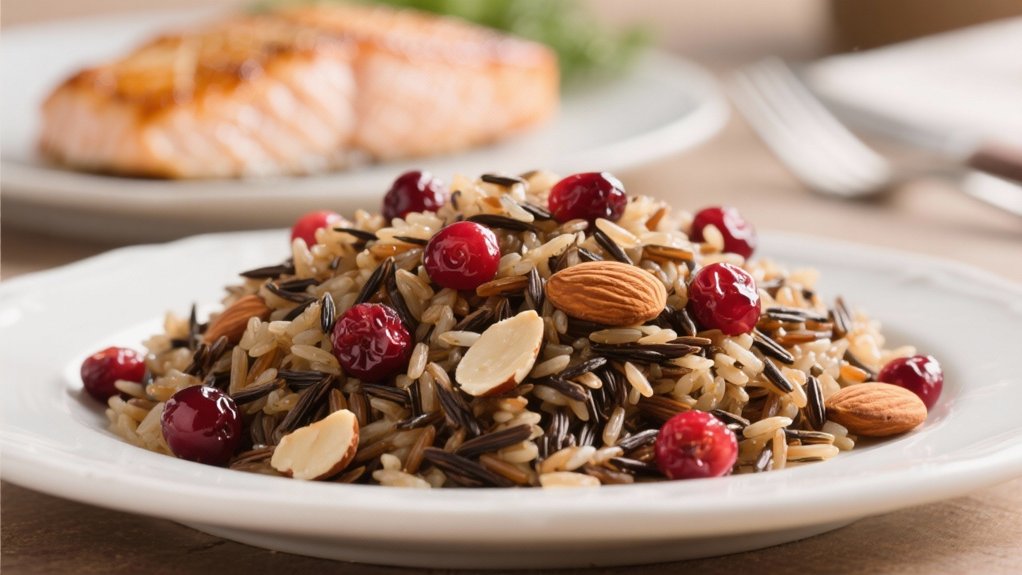 hearty wild rice pilaf