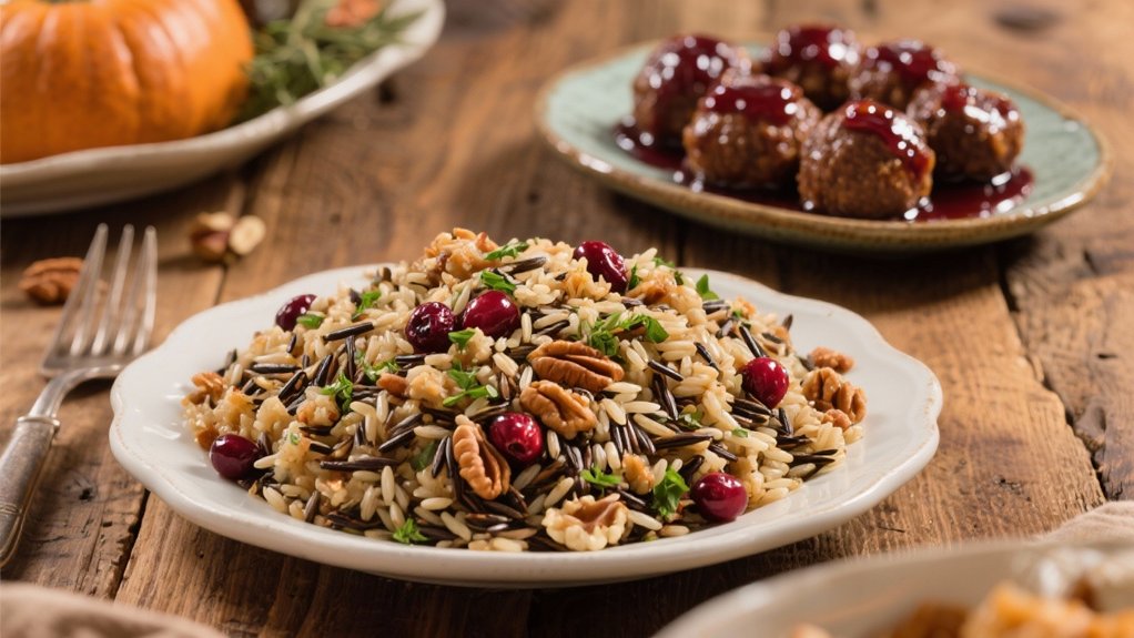 hearty wild rice stuffing