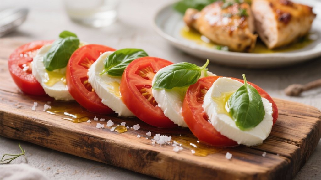 heirloom tomato mozzarella salad